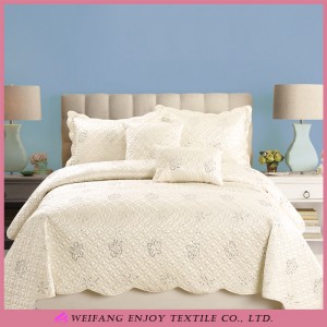 Luxury Sequins King Bed Cover Set Bedspread